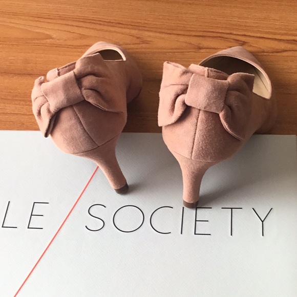 Sole Society Close shoes aged Rose kids Suede 7.5 - Picture 4 of 6